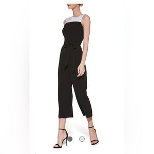 NWT WHBM Sleeveless Color Block Jumpsuit Size 10